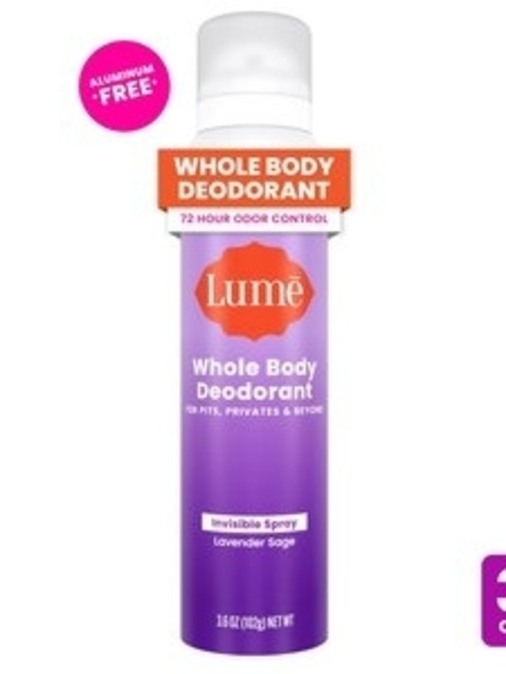 Lumē Whole Body Deodorant - Lavender Sage (Purple)